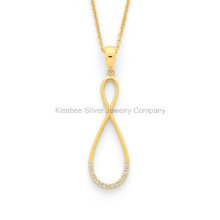 Hot Selling Silver Jewellery Infinity Pendant Brass Costume Jewelry (KP3029)